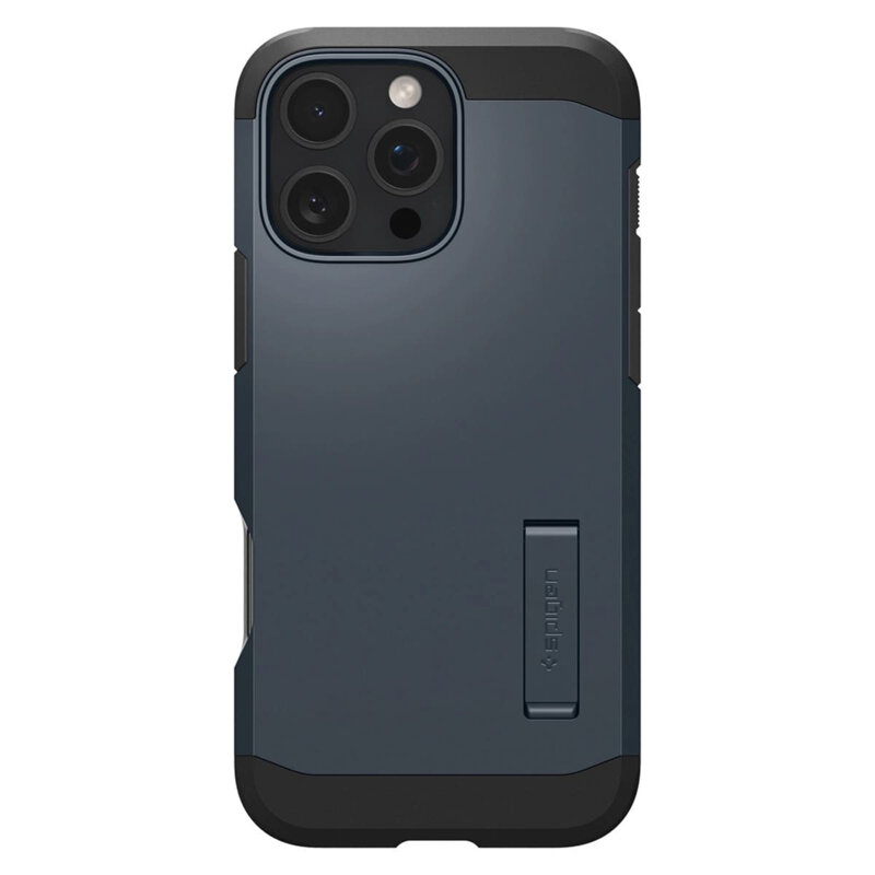 Husa iPhone 16 Pro Max Spigen Tough Armor MagSafe, albastru