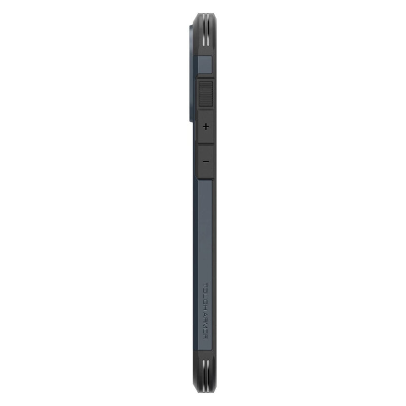 Husa iPhone 16 Pro Max Spigen Tough Armor MagSafe, albastru
