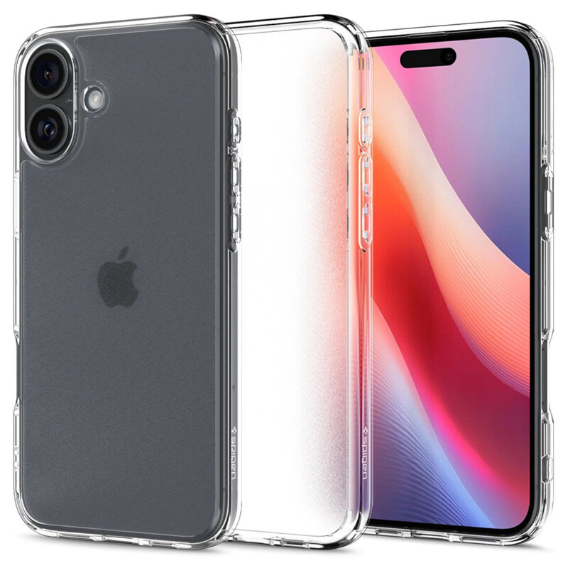Husa iPhone 16 Spigen Ultra Hybrid, transparenta