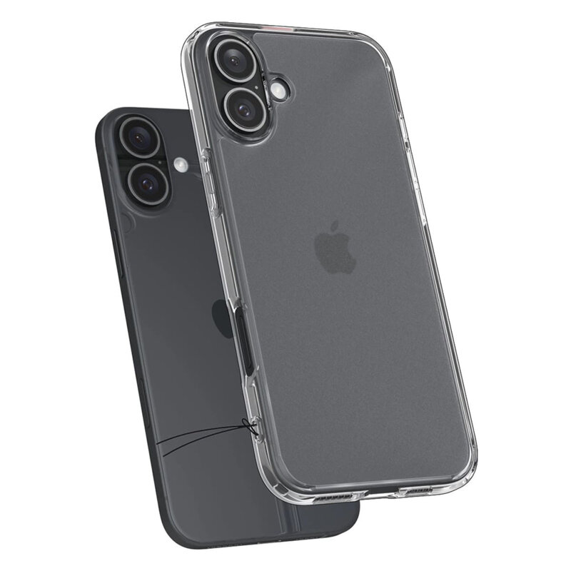 Husa iPhone 16 Spigen Ultra Hybrid, transparenta mata