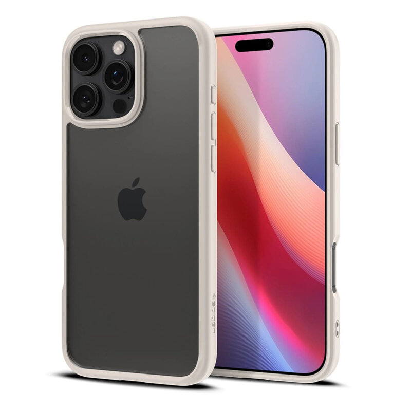 Husa iPhone 16 Pro Max Spigen Ultra Hybrid, natural