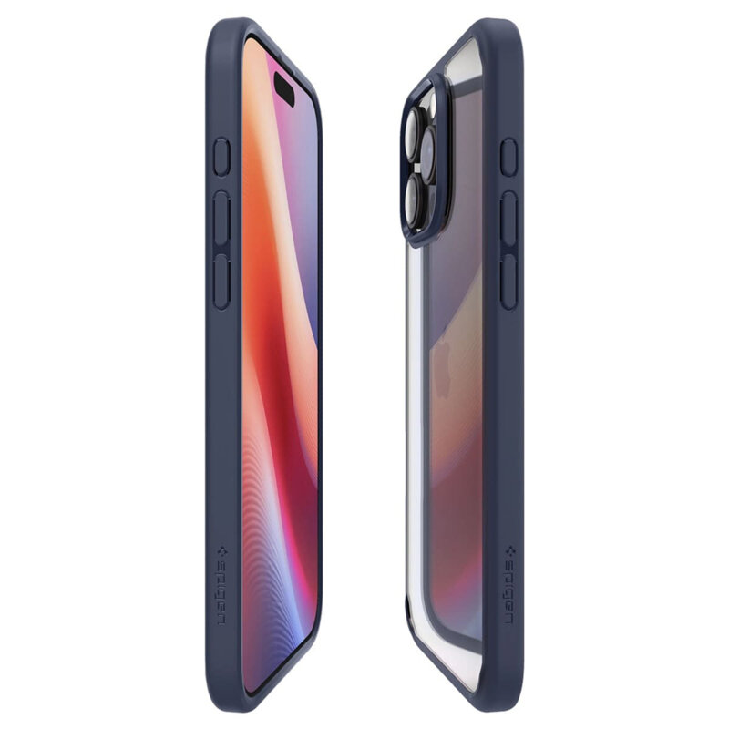Husa iPhone 16 Pro Max Spigen Ultra Hybrid, bleumarin