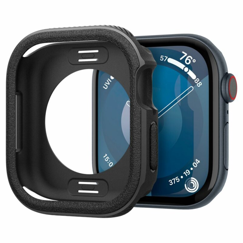 Husa Apple Watch 10 46mm Spigen Caseology Vault, negru mat