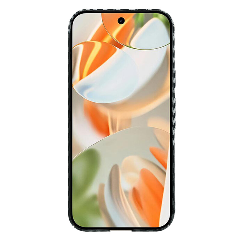 Husa Google Pixel 9 Pro Techsuit Carbonite FiberShell, gri