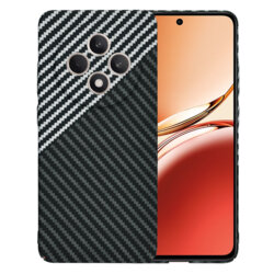 Husa Oppo Reno12 F 5G Techsuit Carbonite FiberShell, gri