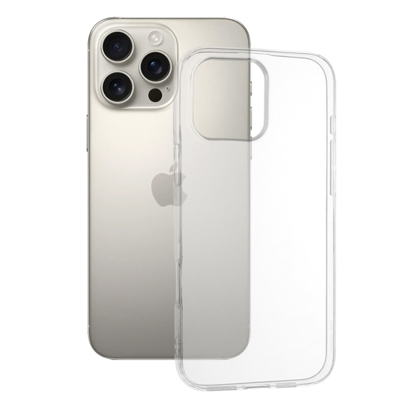 Husa iPhone 16 Pro Max Techsuit Clear Silicone, clear
