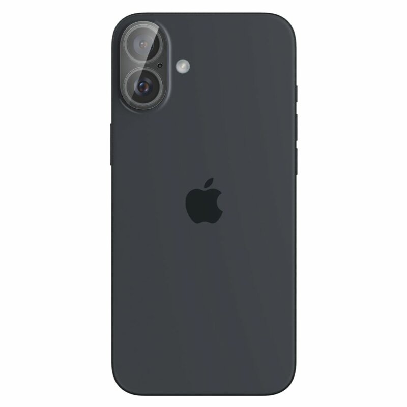 [Pachet 2x] Folie sticla camera iPhone 16 Spigen Glas.tR Optik, transparenta