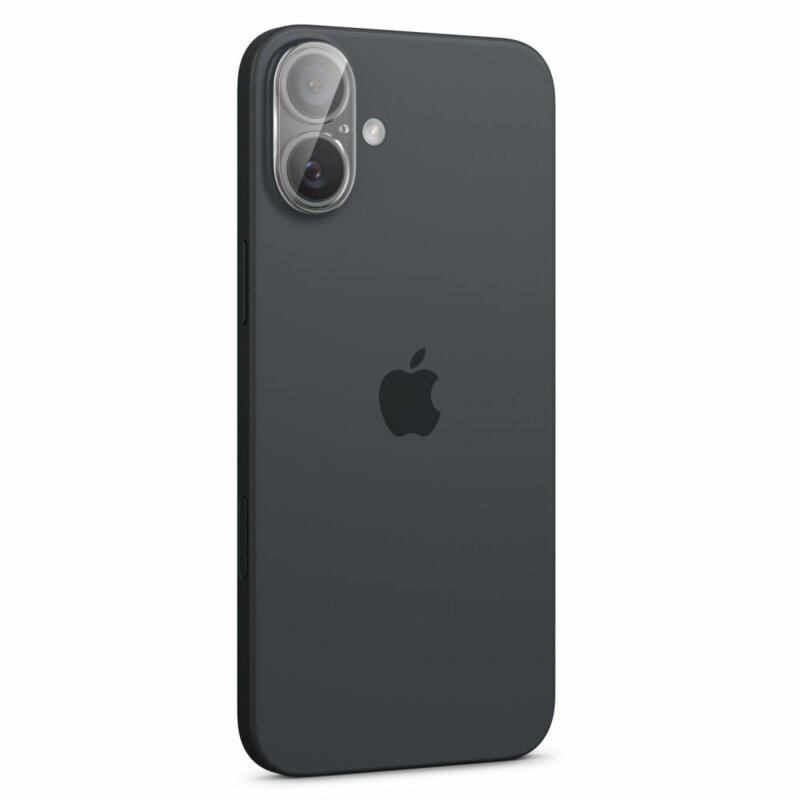 [Pachet 2x] Folie sticla camera iPhone 16 Spigen Glas.tR Optik, transparenta
