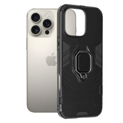Husa iPhone 16 Pro Max Techsuit Silicone Shield, negru