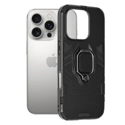 Husa iPhone 16 Pro Techsuit Silicone Shield, negru