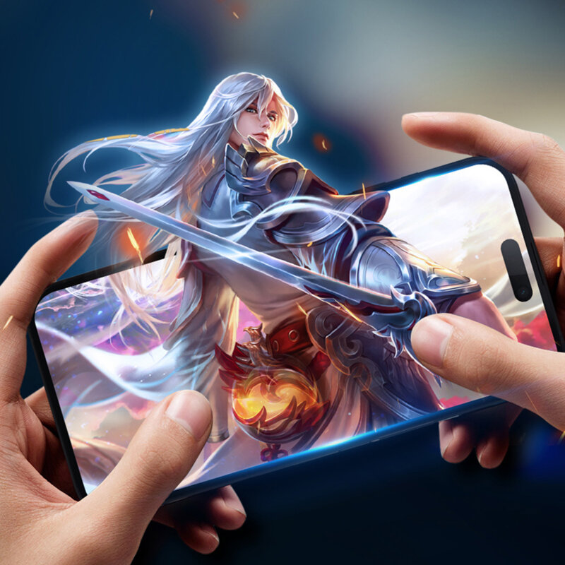 Folie sticla iPhone 16 Pro Dux Ducis Tempered Glass Privacy, negru