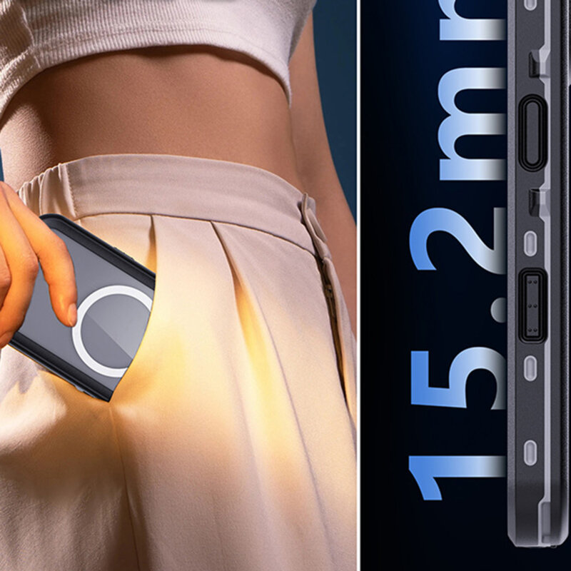 Husa impermeabila iPhone 16 Pro Max ShellBox Waterproof IP68, negru