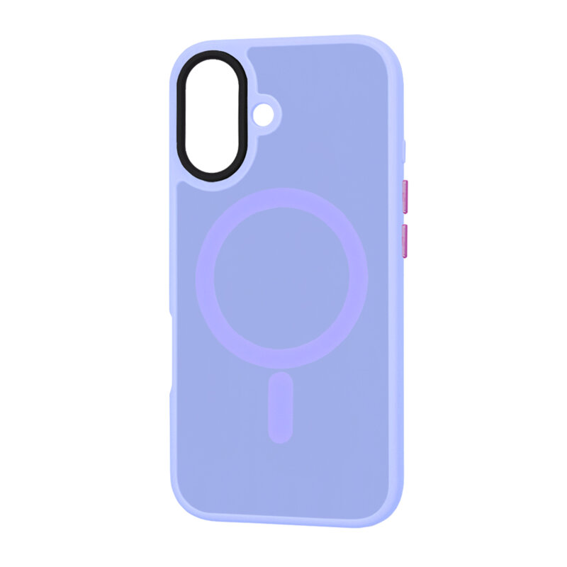 Husa iPhone 16 Plus Techsuit HaloFrost MagSafe Series, mov deschis