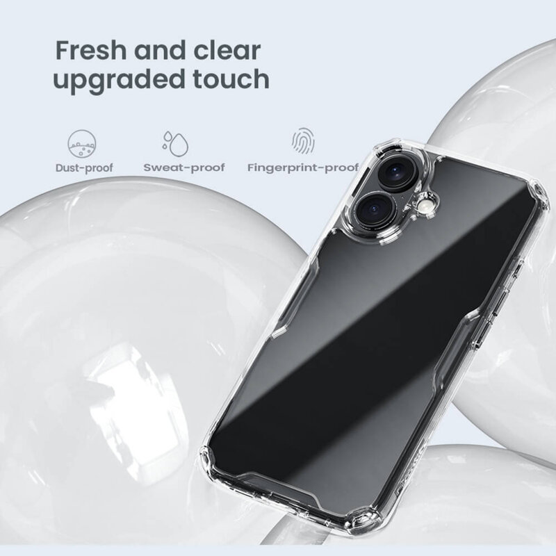 Husa iPhone 16 Plus Nillkin Nature Pro, transparenta