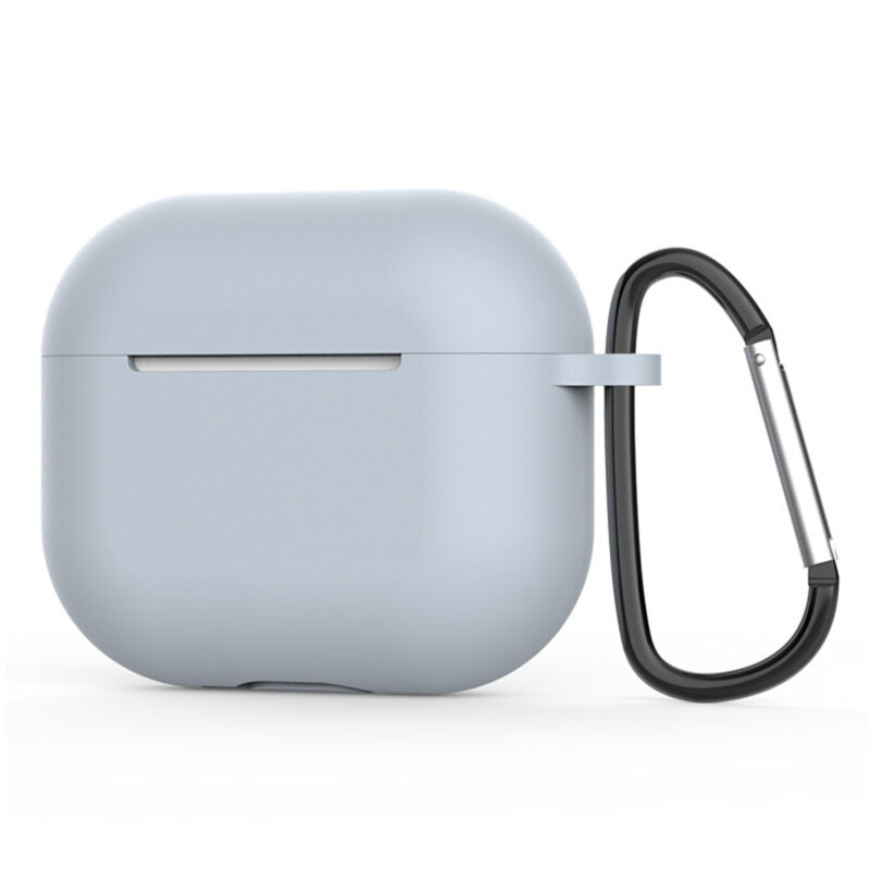 Husa AirPods 4 Techsuit Silicone Case, gri