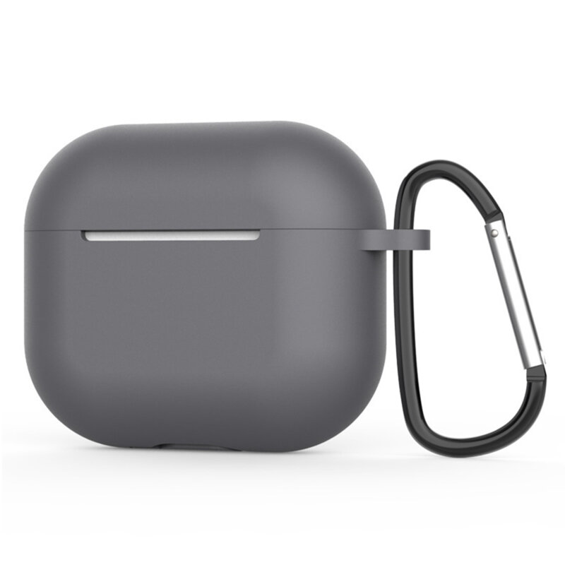 Husa AirPods 4 Techsuit Silicone Case, gri