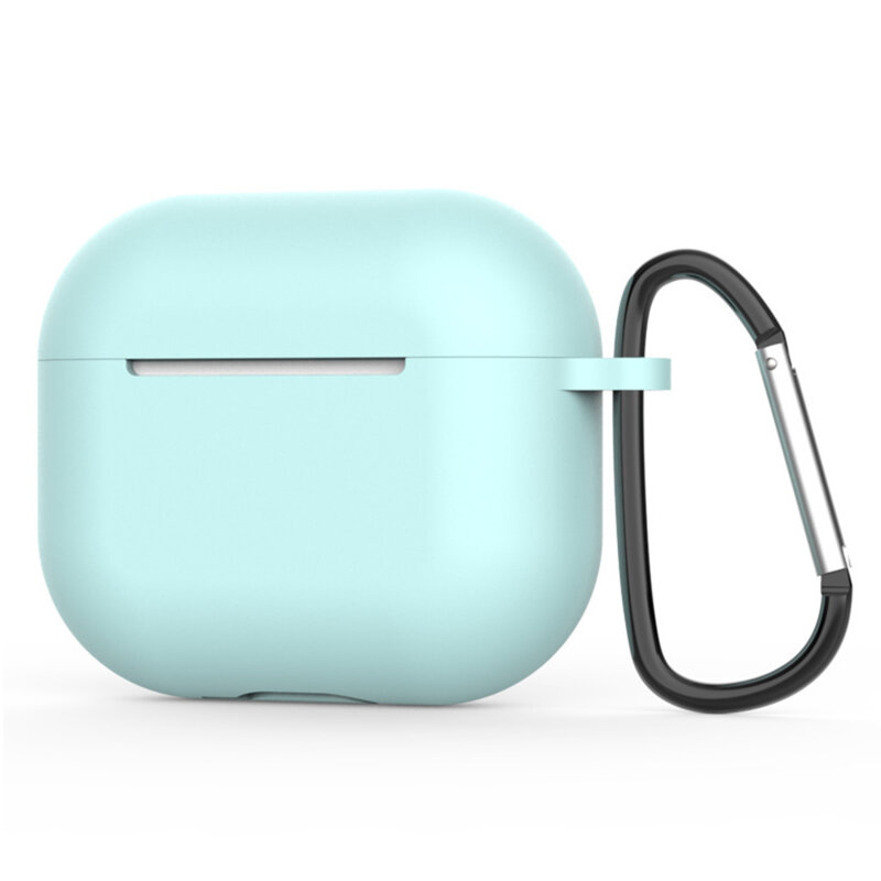 Husa AirPods 4 Techsuit Silicone Case, cyan
