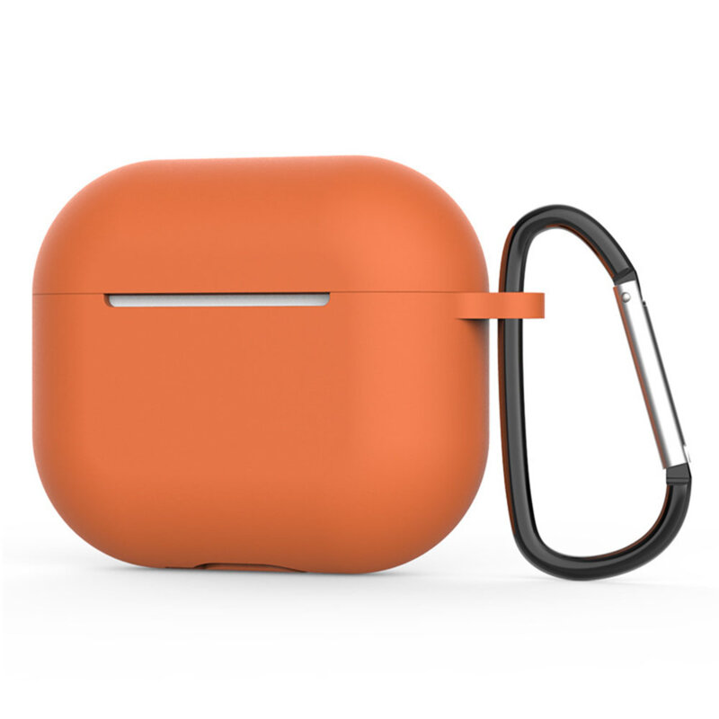 Husa AirPods 4 Techsuit Silicone Case, portocaliu