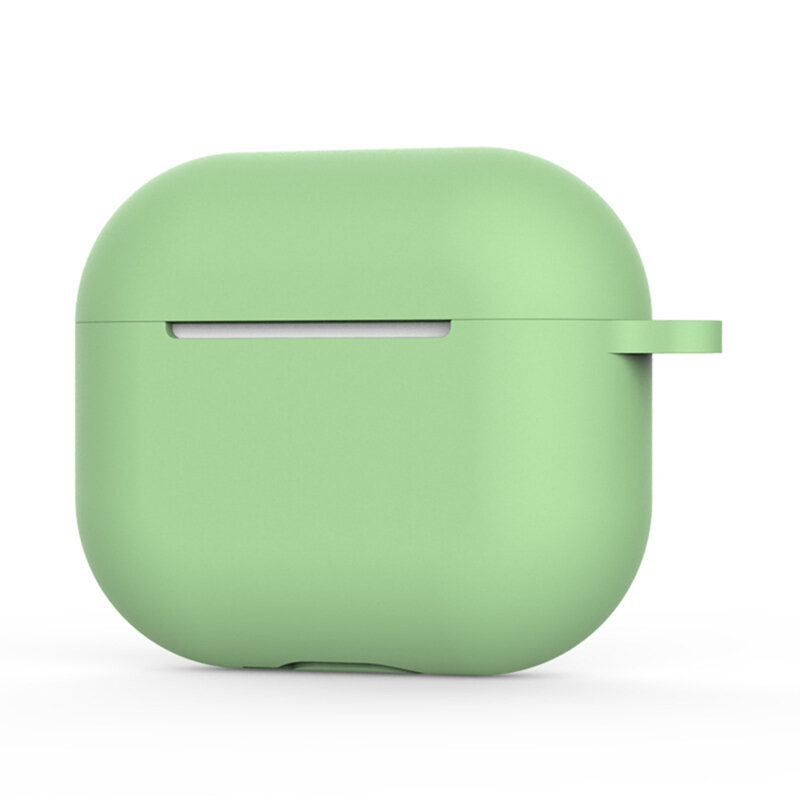 Husa AirPods 4 Techsuit Silicone Case, verde menta