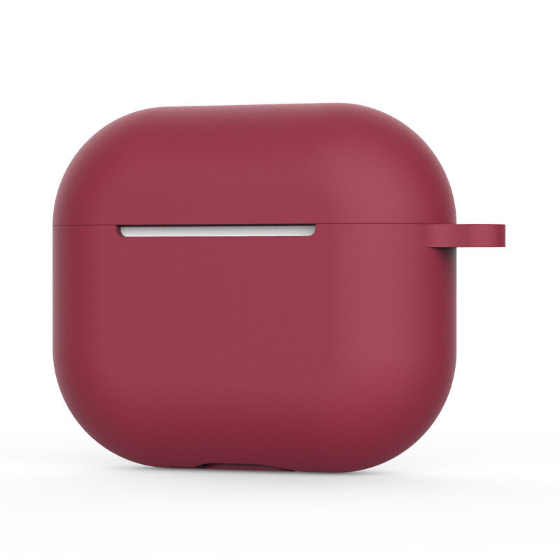 Husa AirPods 4 Techsuit Silicone Case, bordo