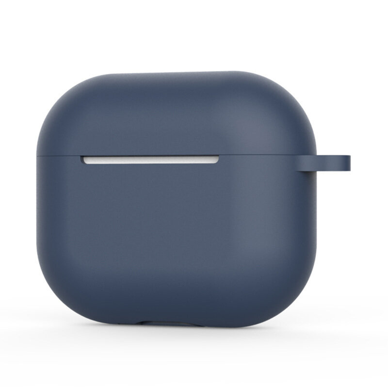 Husa AirPods 4 Techsuit Silicone Case, bleumarin