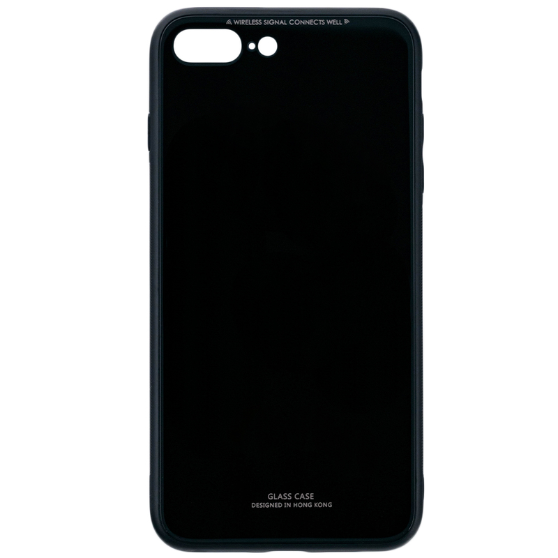 Husa iPhone 7 Plus Glass Series - Negru