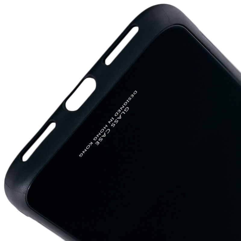 Husa iPhone 8 Glass Series - Negru