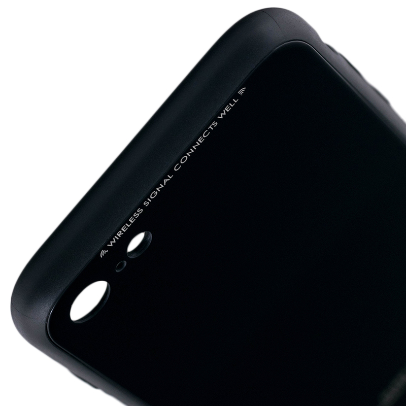 Husa iPhone 8 Glass Series - Negru