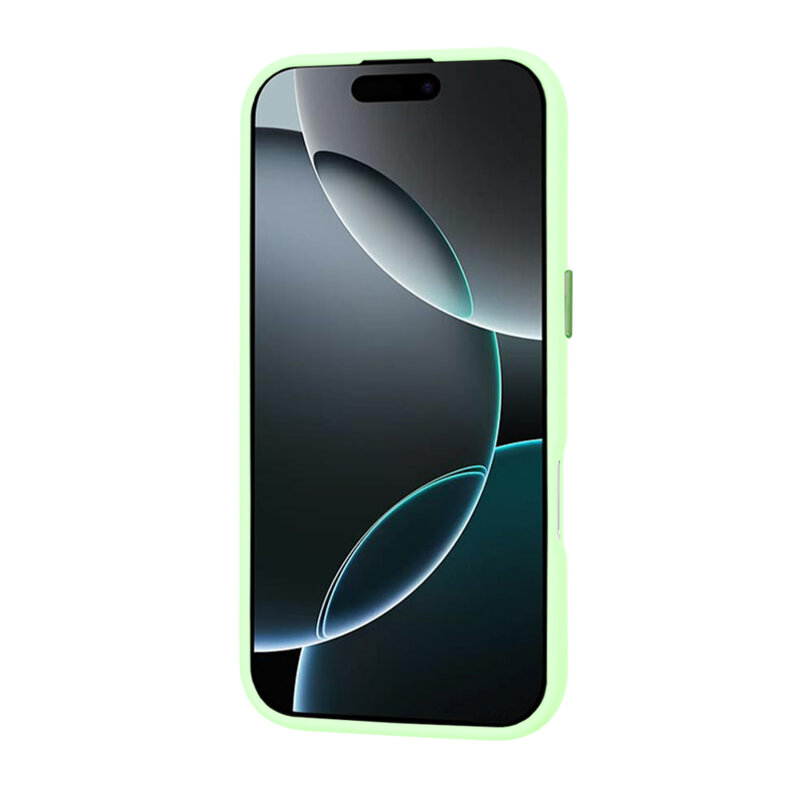 Husa iPhone 16 Pro Techsuit HaloFrost MagSafe Series, verde deschis