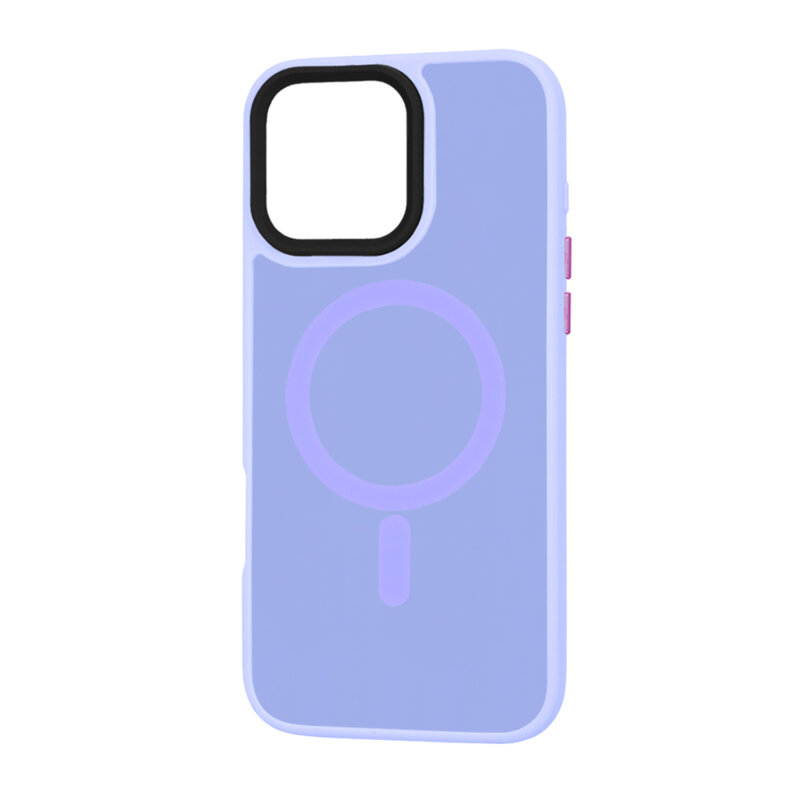 Husa iPhone 16 Pro Max Techsuit HaloFrost MagSafe Series, mov deschis