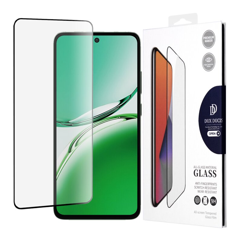 Folie sticla Oppo Reno12 F 4G Dux Ducis Tempered Glass, negru